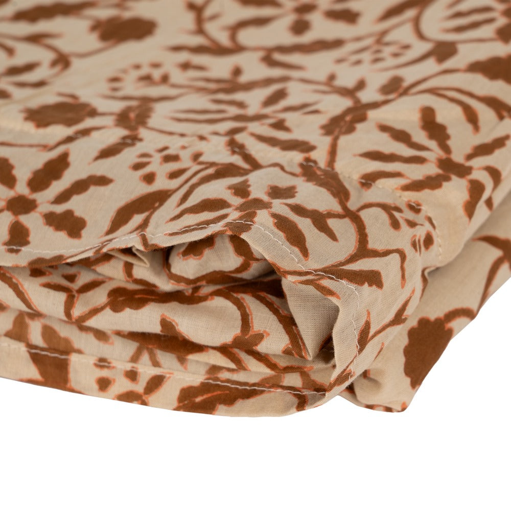 BEIGE-BROWN FOUTA 100% COTTON 90 X 180 CM