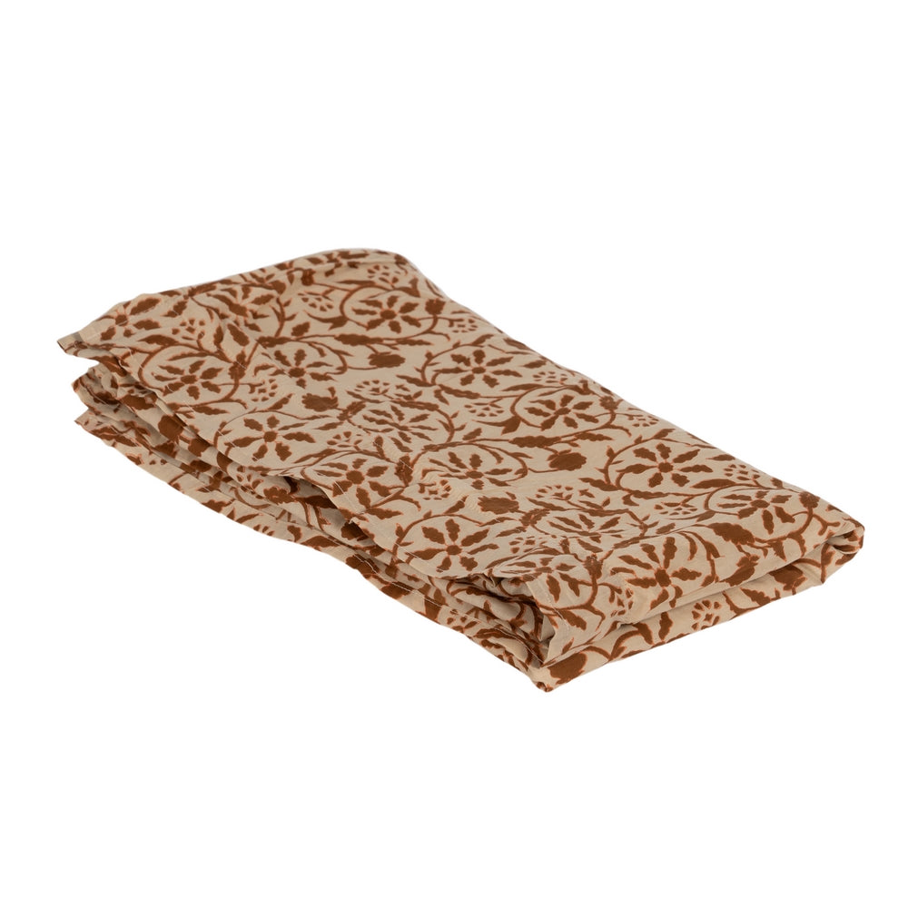 BEIGE-BROWN FOUTA 100% COTTON 90 X 180 CM