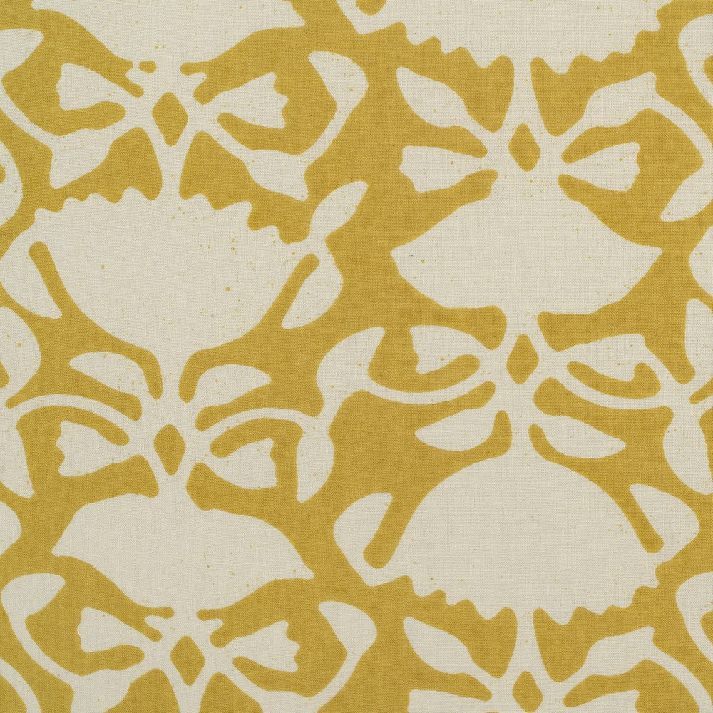 BEIGE-MUSTARD CUSHION 100% COTTON 50 X 50 CM