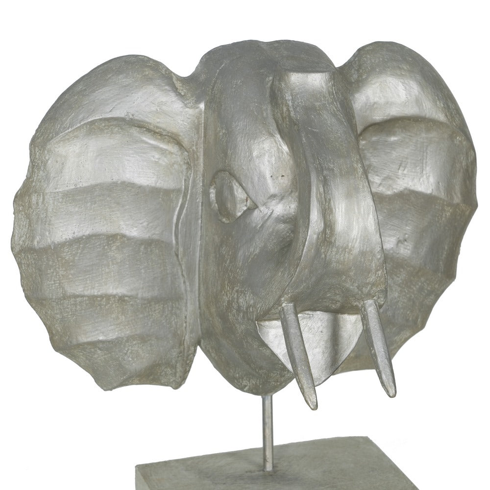 FIGURA ELEFANTE MADERA-HIERRO DECORACIÓN 35 X 21 X 35 CM