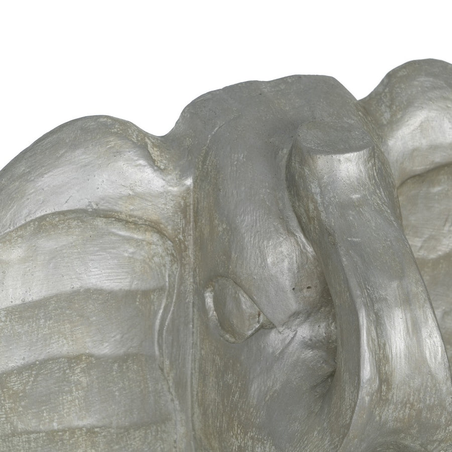 FIGURA ELEFANTE MADERA-HIERRO DECORACIÓN 35 X 21 X 35 CM
