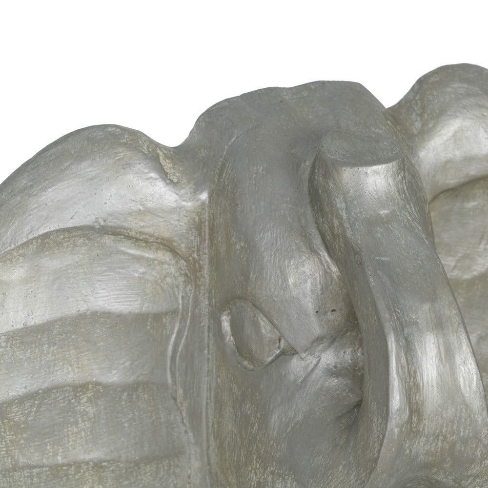 FIGURA ELEFANTE MADERA-HIERRO DECORACIÓN 35 X 21 X 35 CM