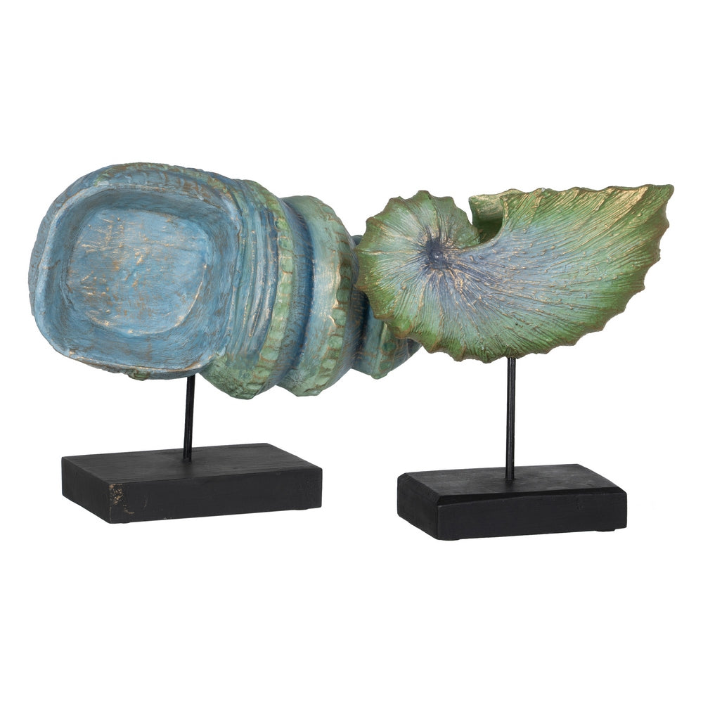 SNAIL FIGURE WOOD-IRON DECORATION 38 X 20 X 33 CM