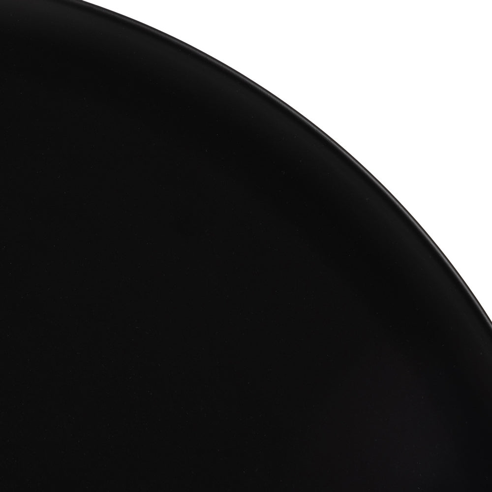 BLACK METAL SIDE TABLE LIVING ROOM 42.50 X 42.50 X 65 CM