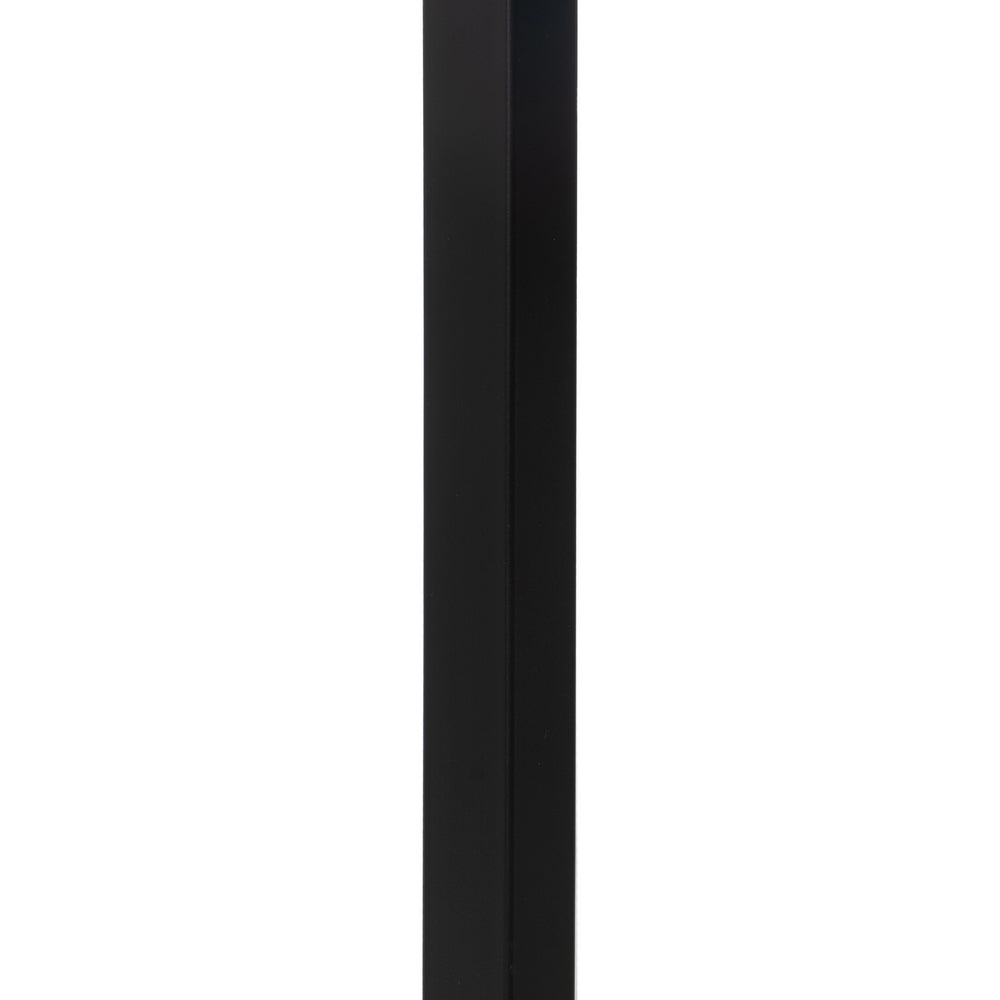 BLACK METAL SIDE TABLE LIVING ROOM 42.50 X 42.50 X 65 CM