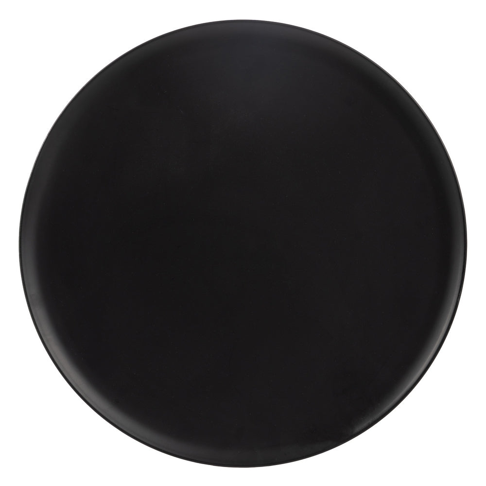 BLACK METAL SIDE TABLE LIVING ROOM 42.50 X 42.50 X 65 CM