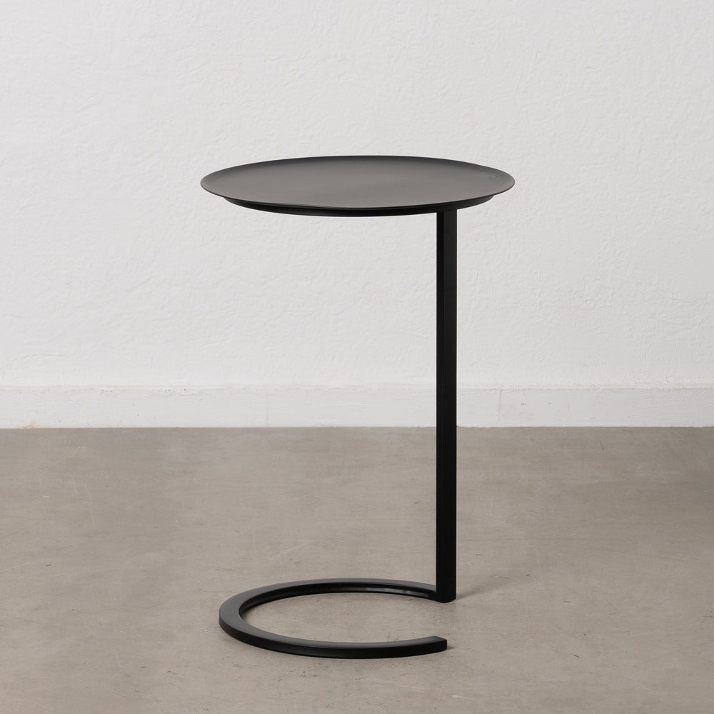 MESITA NEGRO METAL SALÓN 42,50 X 42,50 X 65 CM
