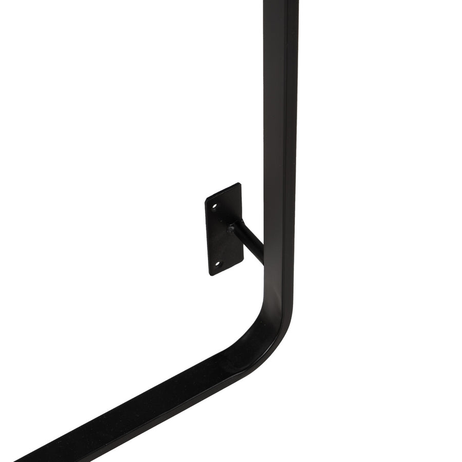 PERCHERO NEGRO METAL DECORACIÓN 45 X 7 X 150 CM