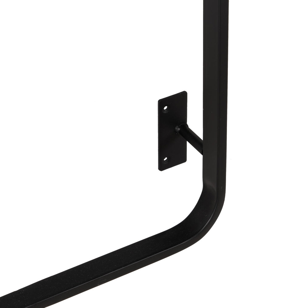 PERCHERO NEGRO METAL DECORACIÓN 45 X 7 X 120 CM