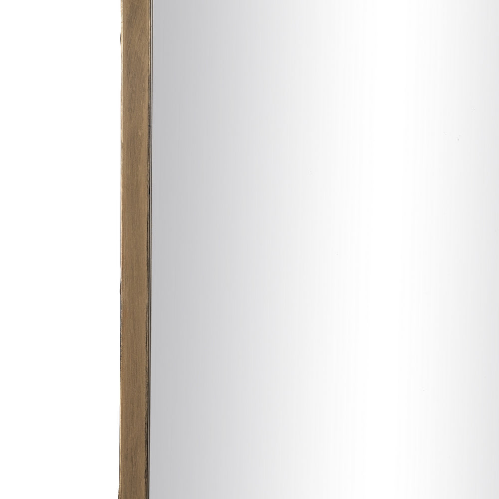 ESPEJO ORO ENVEJECIDO METAL-CRISTAL 62 X 16 X 65 CM