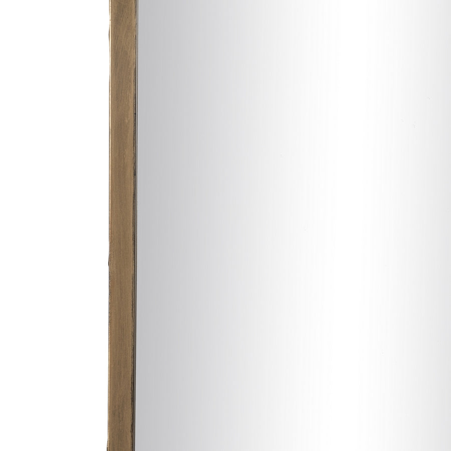 ESPEJO ORO ENVEJECIDO METAL-CRISTAL 62 X 16 X 65 CM