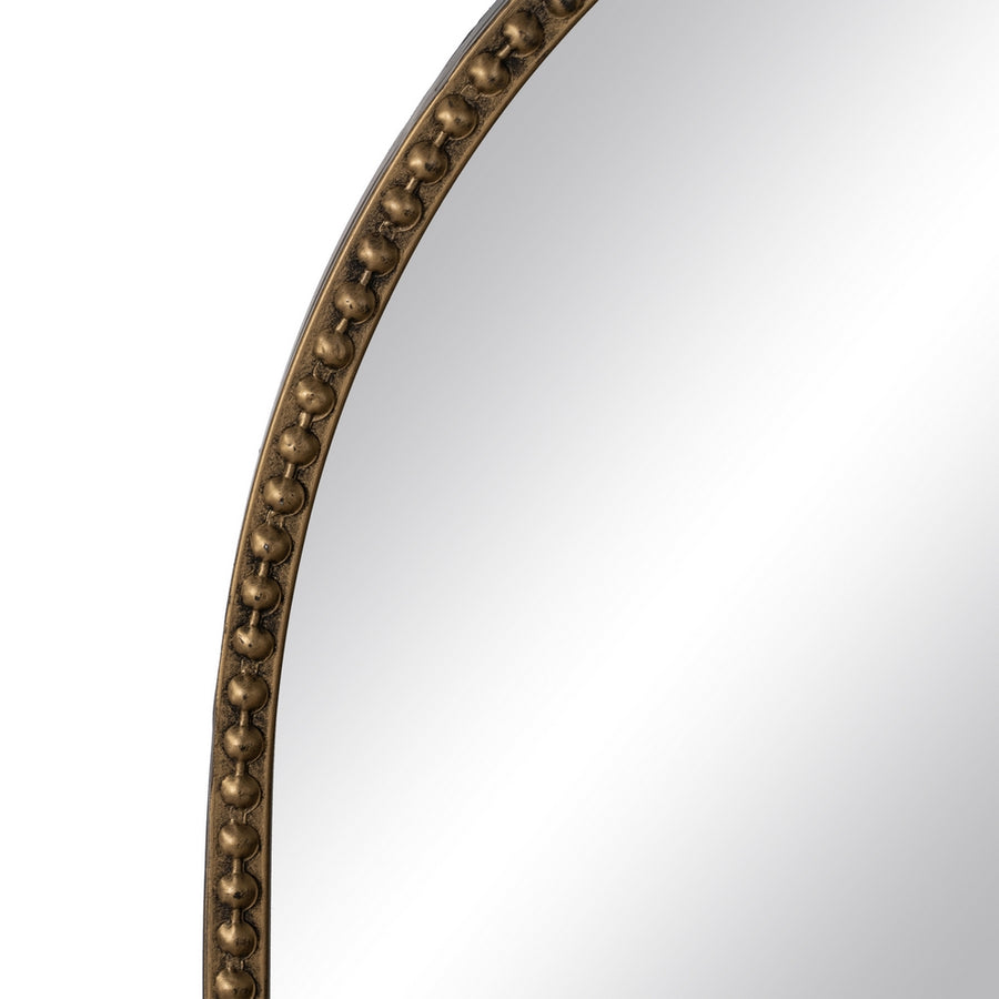 ESPEJO ORO ENVEJECIDO METAL-CRISTAL 47 X 17,50 X 53 CM