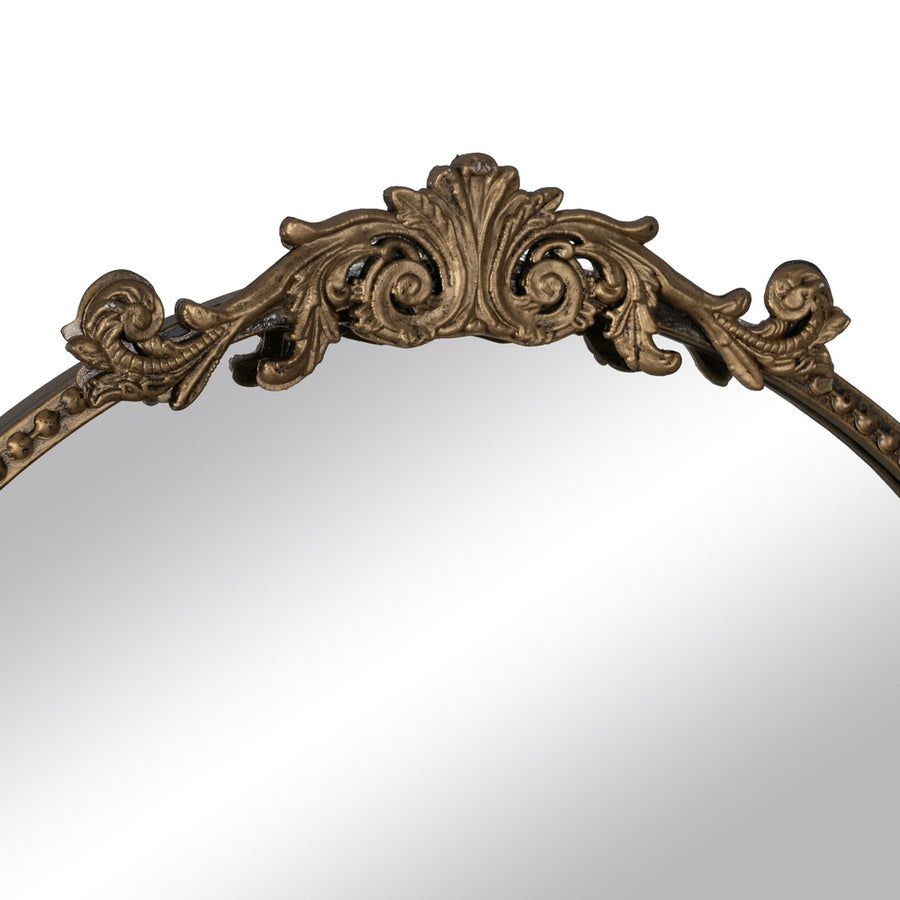 ESPEJO ORO ENVEJECIDO METAL-CRISTAL 47 X 17,50 X 53 CM