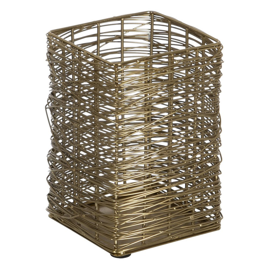 GOLDEN VASE STAINLESS STEEL 15 X 15 X 20 CM