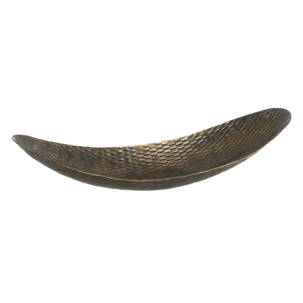 BRONZE ALUMINUM DECORATION TRAY 16 X 48 X 10 CM
