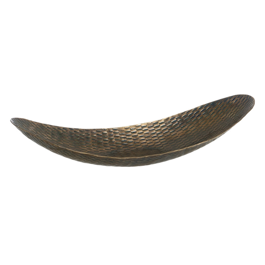 BRONZE ALUMINUM DECORATION TRAY 16 X 48 X 10 CM