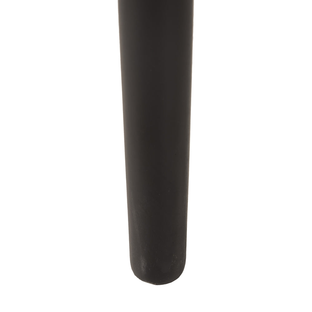 SILLA NEGRO MADERA / FIBRA SALÓN 55 X 55 X 77 CM