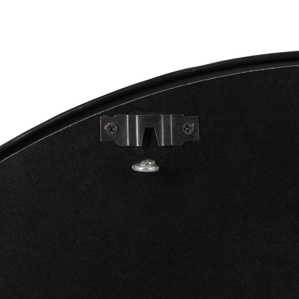 BLACK METAL DECORATIVE MIRROR 69 X 11.50 X 43 CM