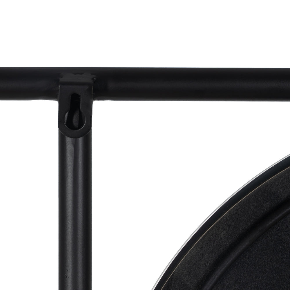 ESPEJO PERCHERO NEGRO METAL DECORACIÓN 70 X 4 X 160,50 CM
