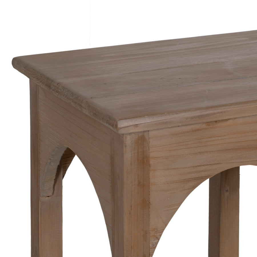 CONSOLA NATURAL MADERA DE PINO ENTRADA 210 X 38 X 90 CM