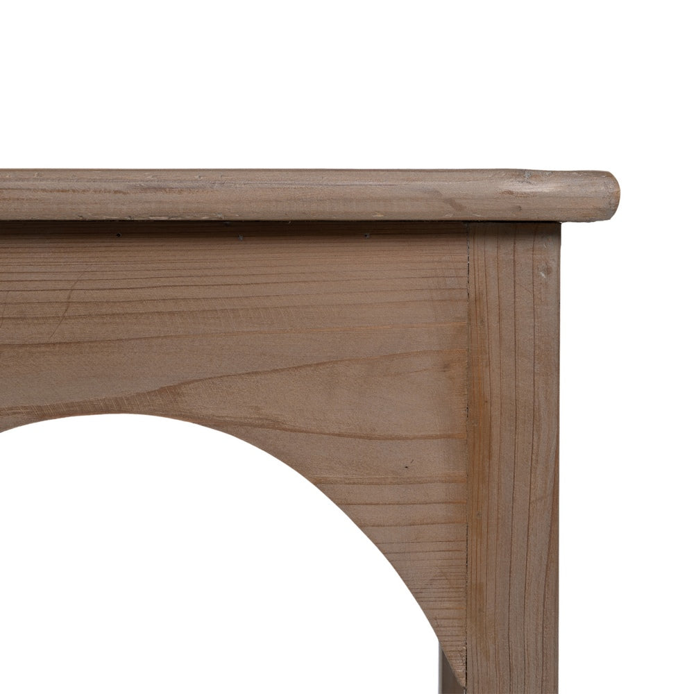 CONSOLA NATURAL MADERA DE PINO ENTRADA 210 X 38 X 90 CM