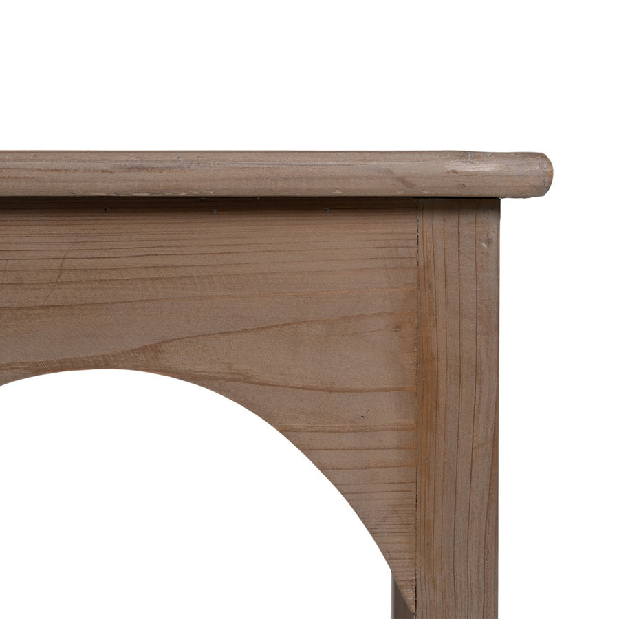 CONSOLA NATURAL MADERA DE PINO ENTRADA 210 X 38 X 90 CM