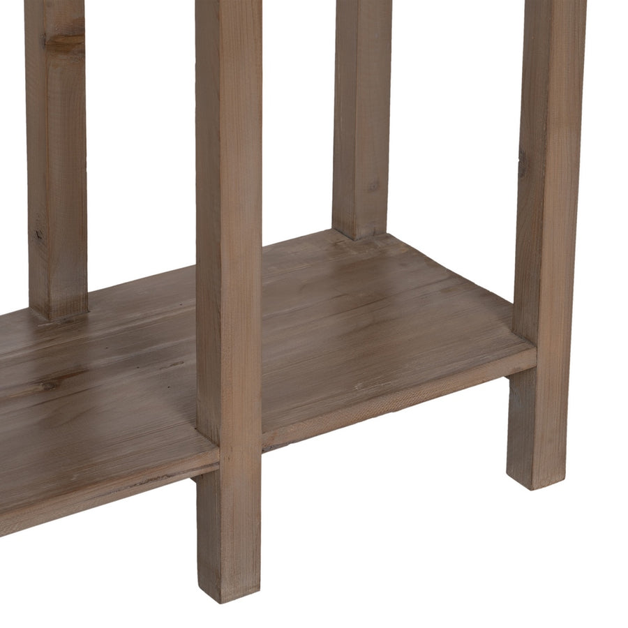 CONSOLA NATURAL MADERA DE PINO ENTRADA 210 X 38 X 90 CM