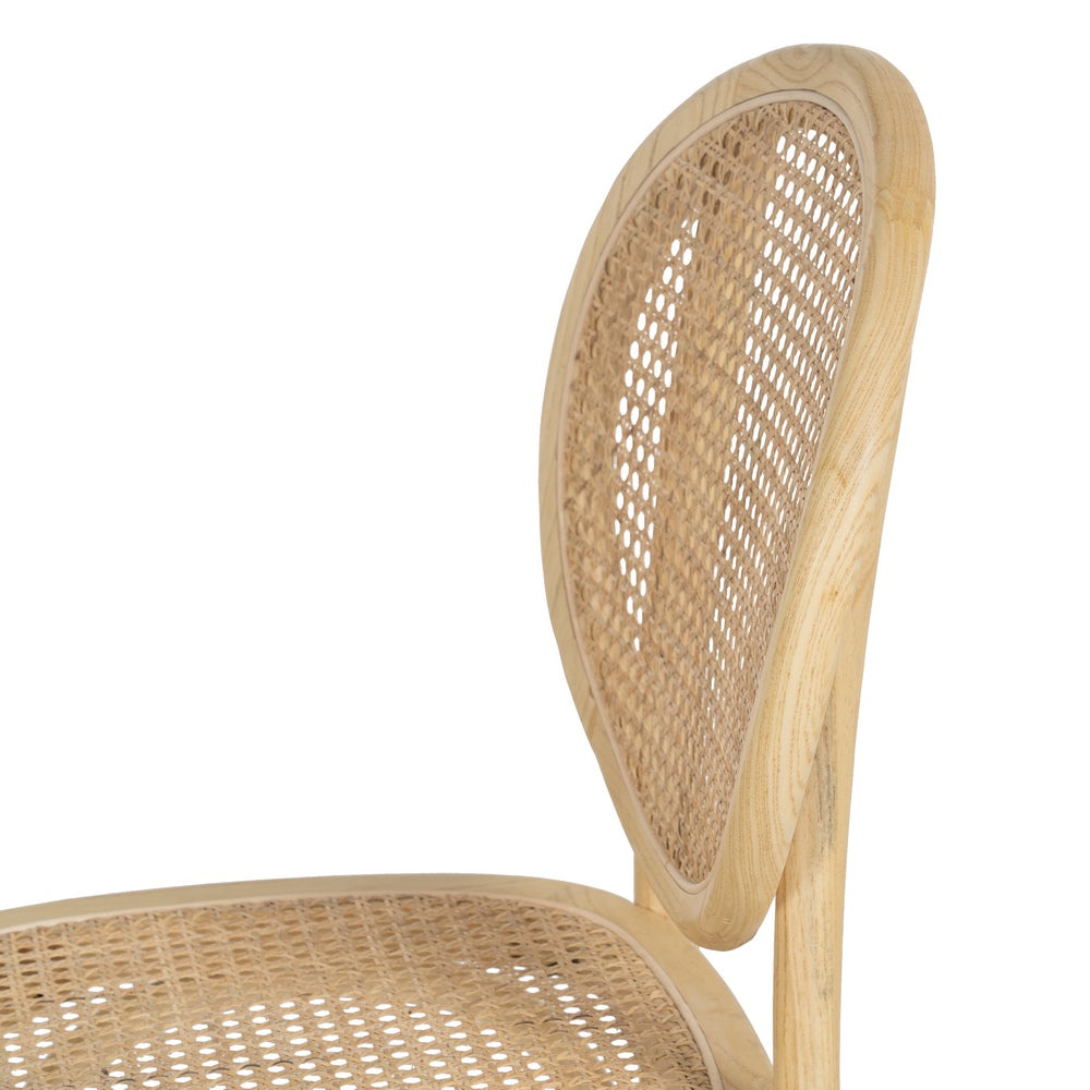 SILLA NATURAL MADERA DE OLMO SALÓN 44,50 X 41,50 X 89 CM