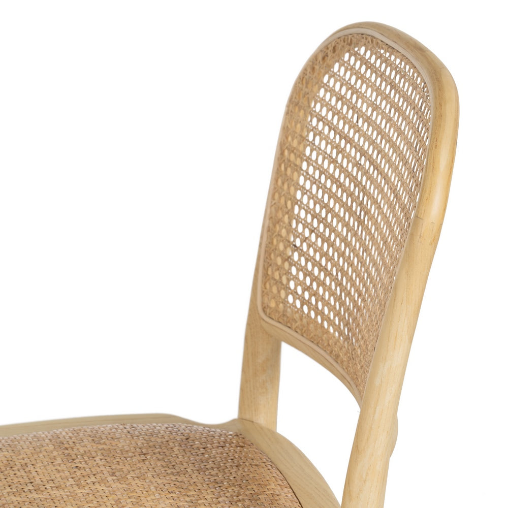 SILLA NATURAL MADERA DE OLMO SALÓN 45 X 42 X 86 CM