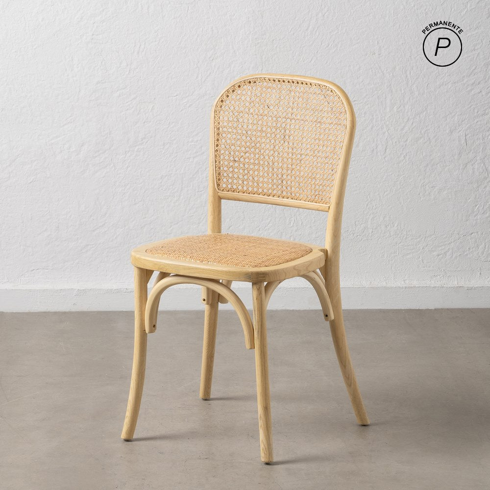 SILLA NATURAL MADERA DE OLMO SALÓN 45 X 42 X 86 CM