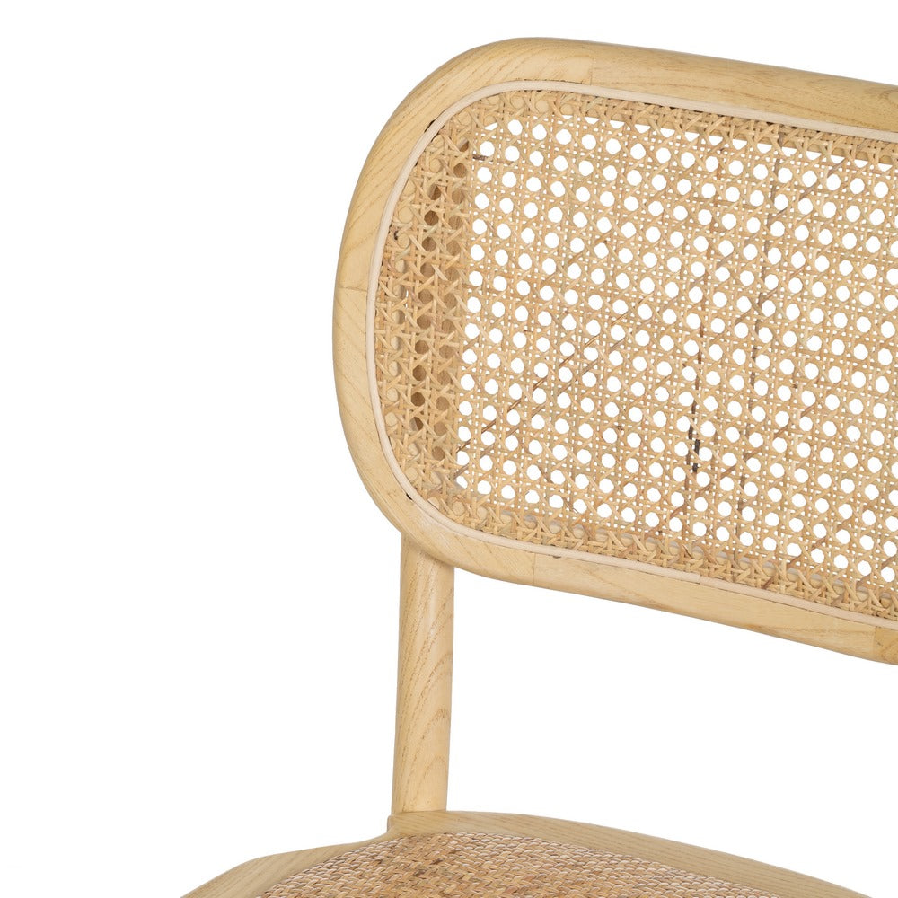 SILLA NATURAL MADERA DE OLMO SALÓN 45 X 41 X 88 CM