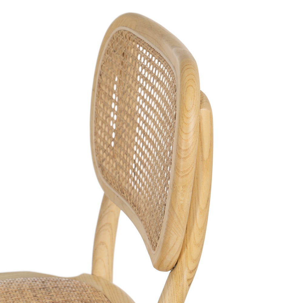 SILLA NATURAL MADERA DE OLMO SALÓN 45 X 41 X 88 CM