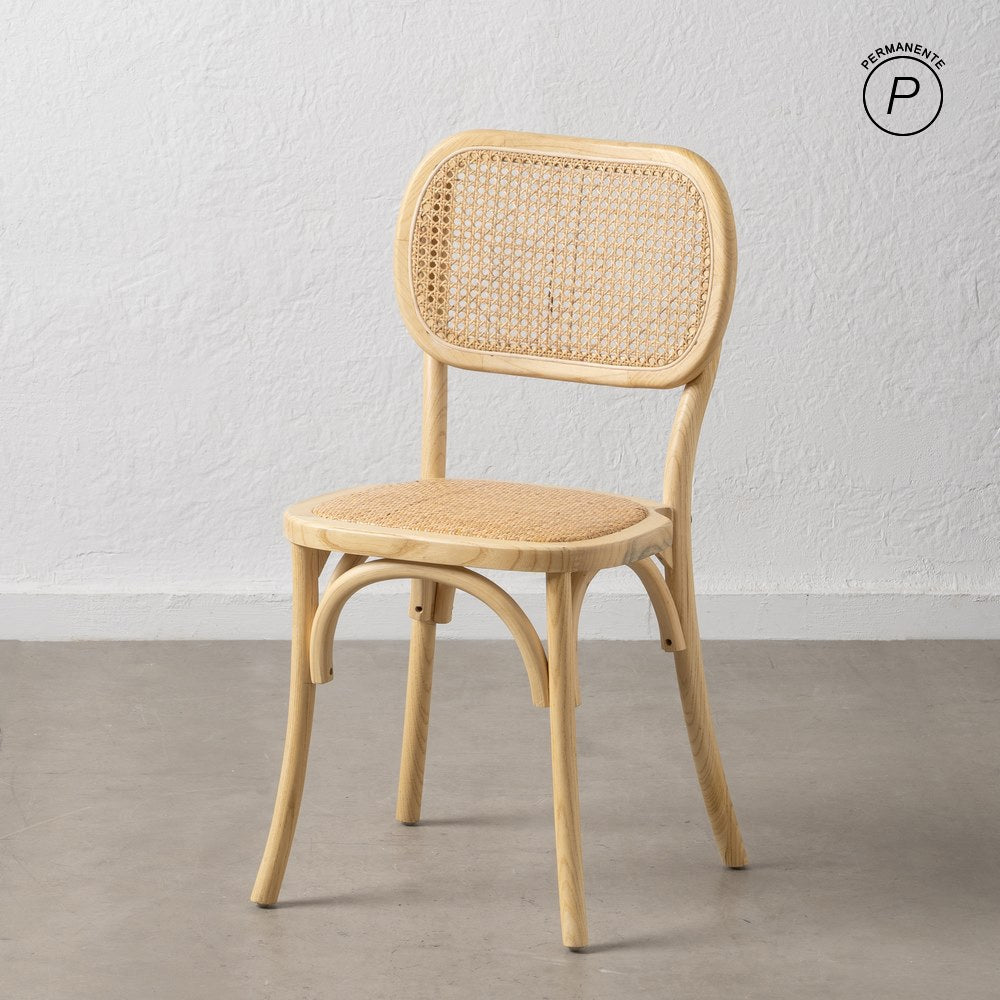 SILLA NATURAL MADERA DE OLMO SALÓN 45 X 41 X 88 CM