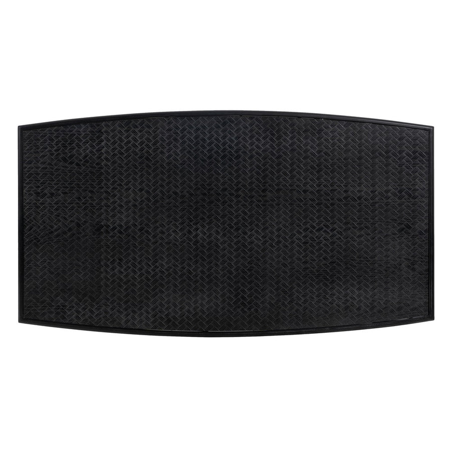 MESA CENTRO NEGRO-NATURAL DM-METAL 109,50 X 60 X 40,50 CM