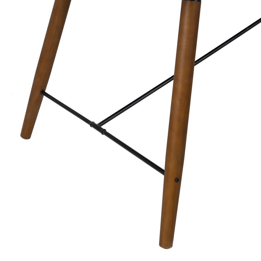 MESA NEGRO-NATURAL DM-METAL 179 X 90 X 75 CM