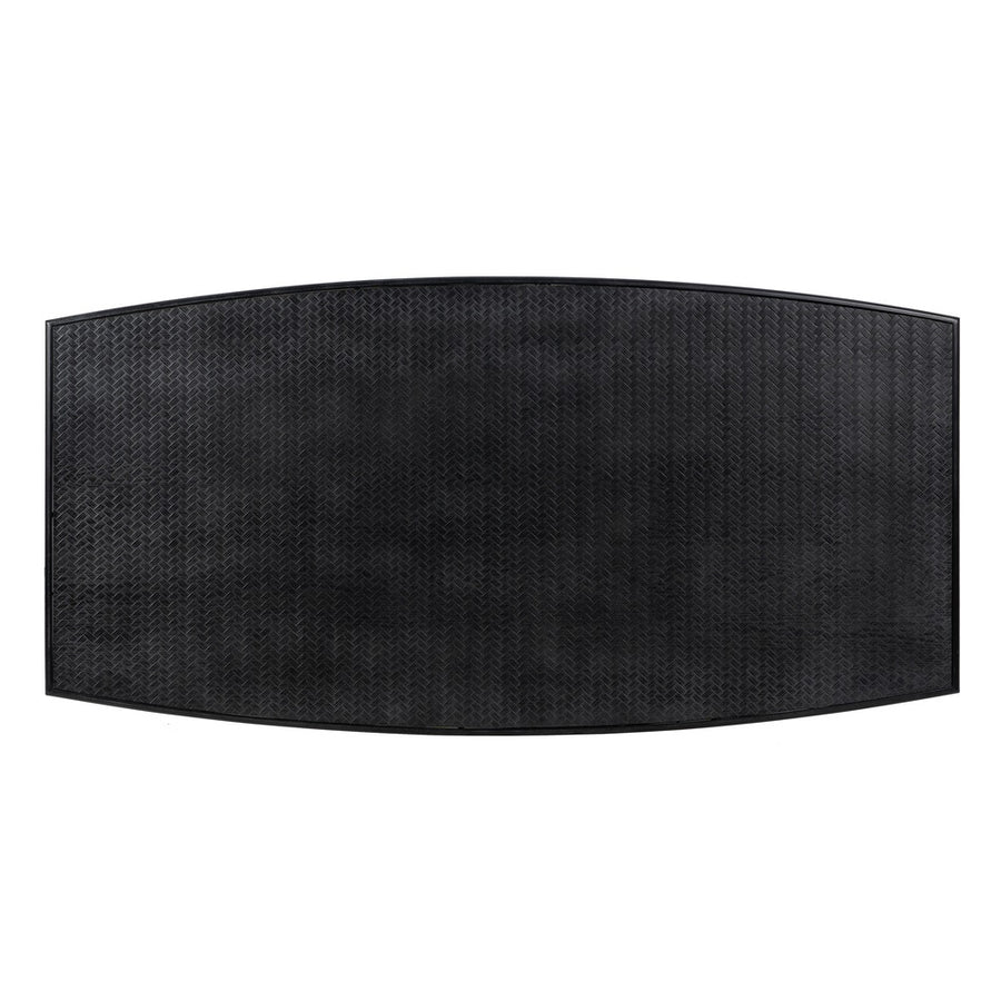 MESA NEGRO-NATURAL DM-METAL 179 X 90 X 75 CM