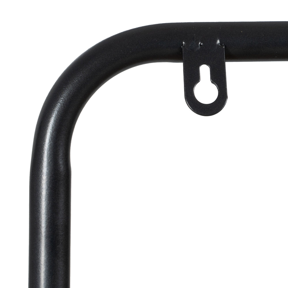WALL SHELF BLACK-NATURAL 120 X 18 X 30 CM