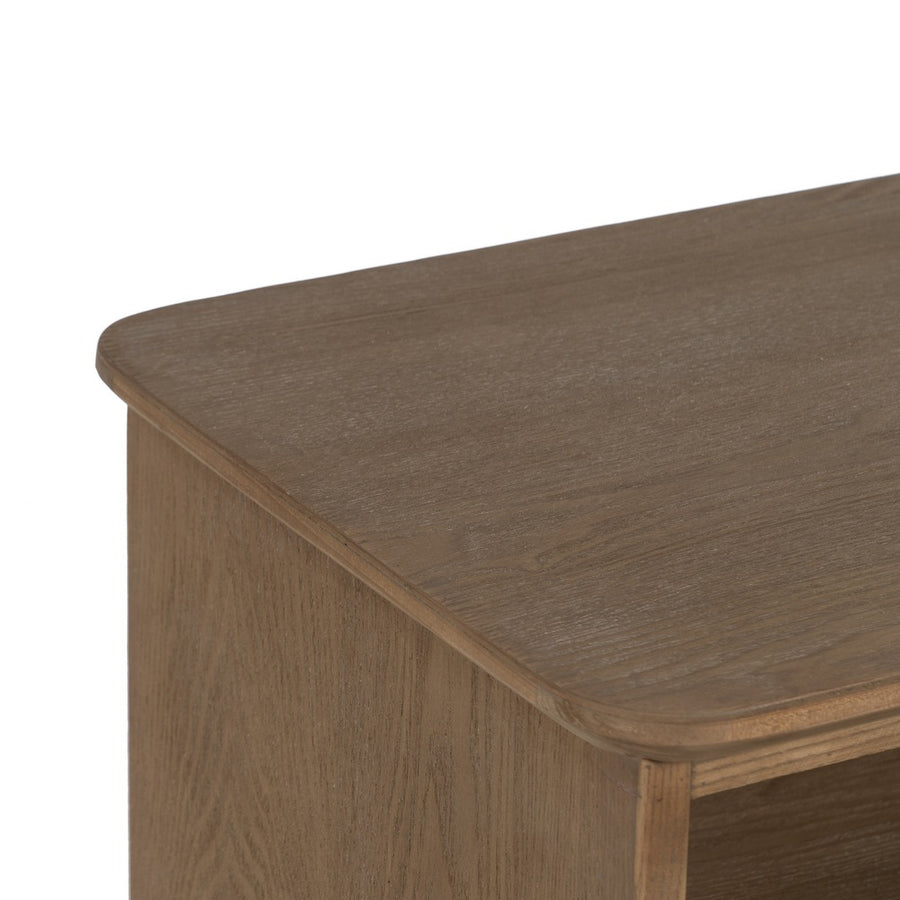 MUEBLE RECIBIDOR NATURAL-NEGRO 90 X 41 X 81 CM