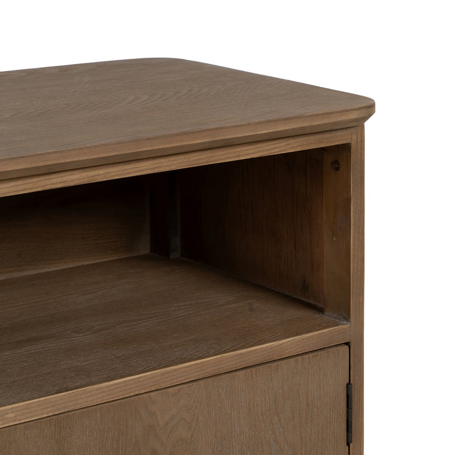 MUEBLE RECIBIDOR NATURAL-NEGRO 90 X 41 X 81 CM