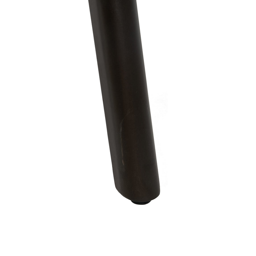 MESA AUXILIAR NATURAL-NEGRO MADERA-METAL 58 X 58 X 60 CM