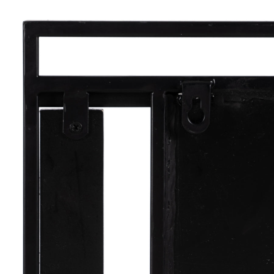 ESPEJO NATURAL-NEGRO DM-METAL 45 X 2 X 100 CM