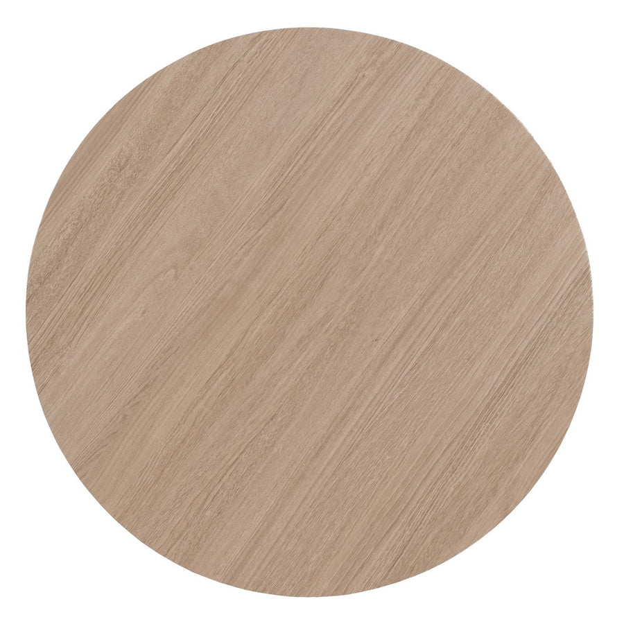 MESA CENTRO NEGRO-NATURAL DM-METAL 65 X 65 X 37,50 CM