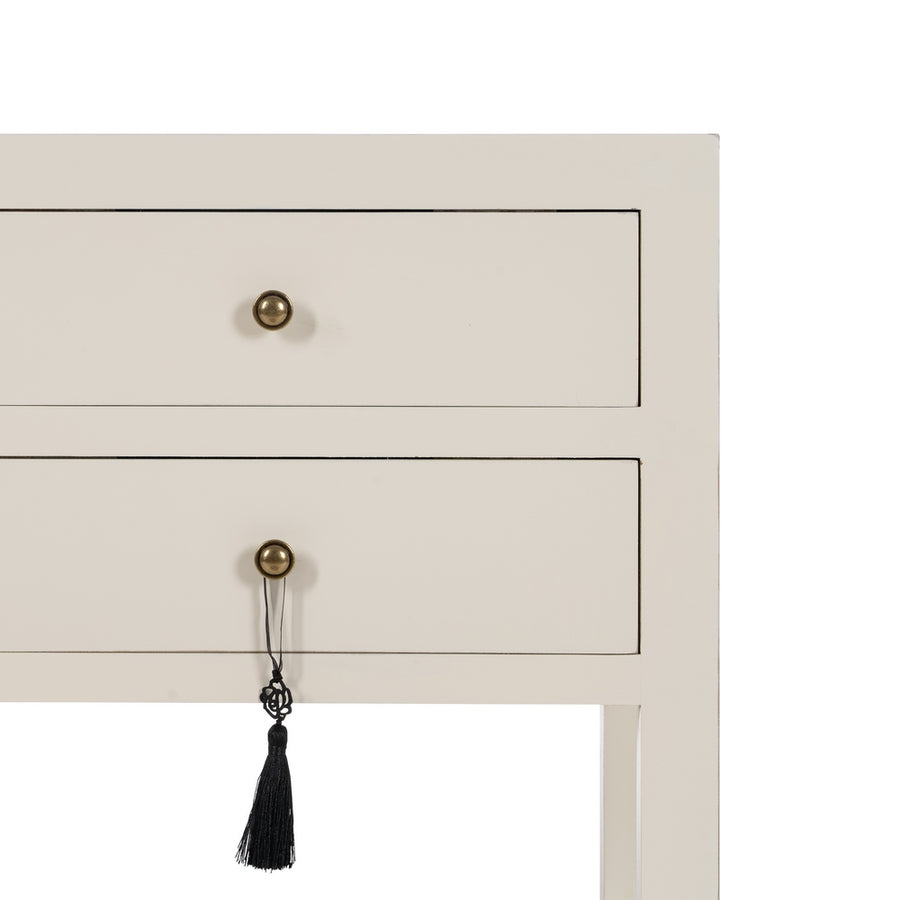 MESITA BLANCO MADERA 45 X 30 X 66 CM