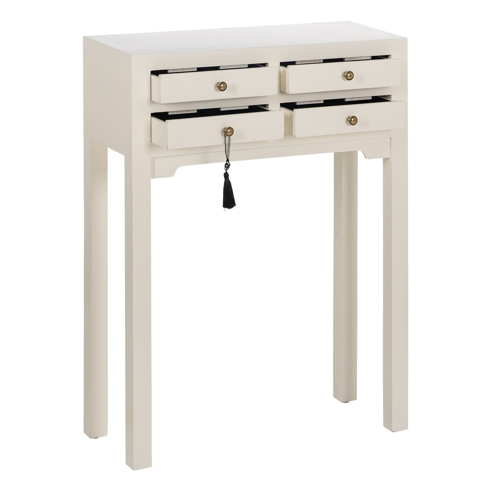 CONSOLA BLANCO MADERA 63 X 26 X 85 CM