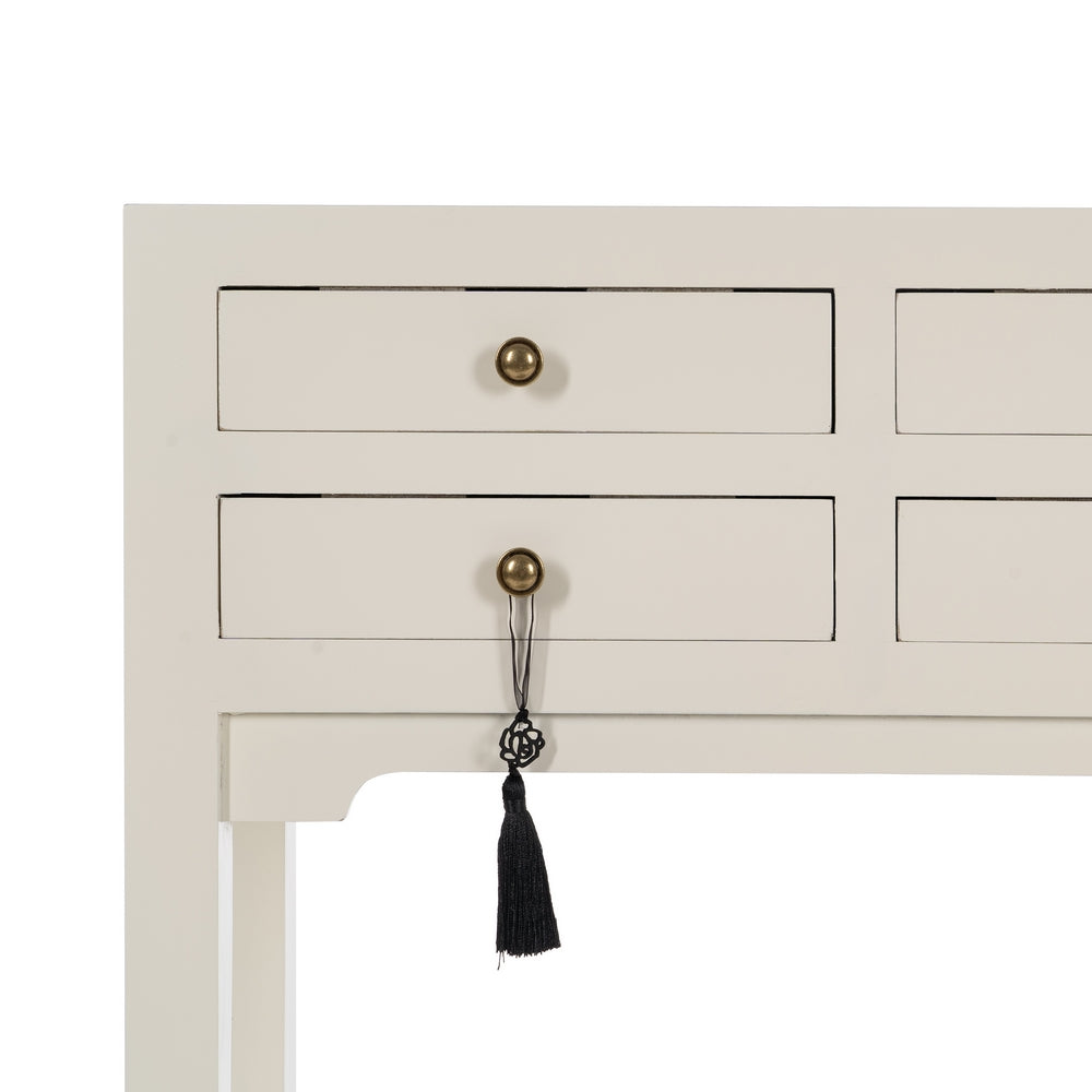 CONSOLA BLANCO MADERA 63 X 26 X 85 CM