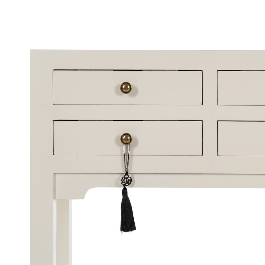 CONSOLA BLANCO MADERA 63 X 26 X 85 CM