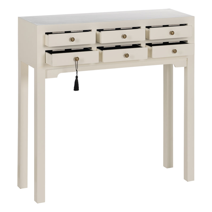 CONSOLA BLANCO MADERA 85 X 26 X 85 CM