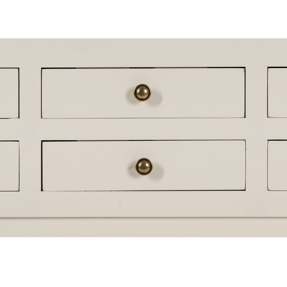 CONSOLA BLANCO MADERA 85 X 26 X 85 CM
