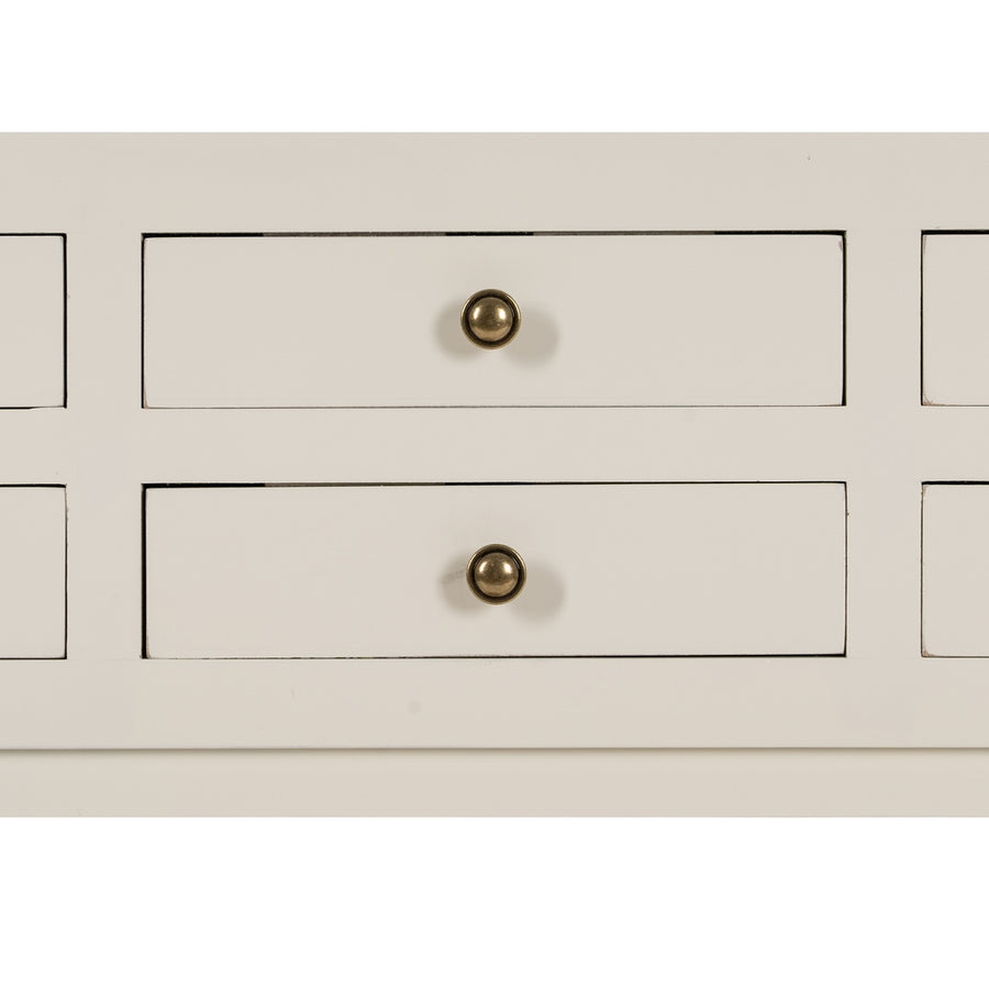 CONSOLA BLANCO MADERA 85 X 26 X 85 CM
