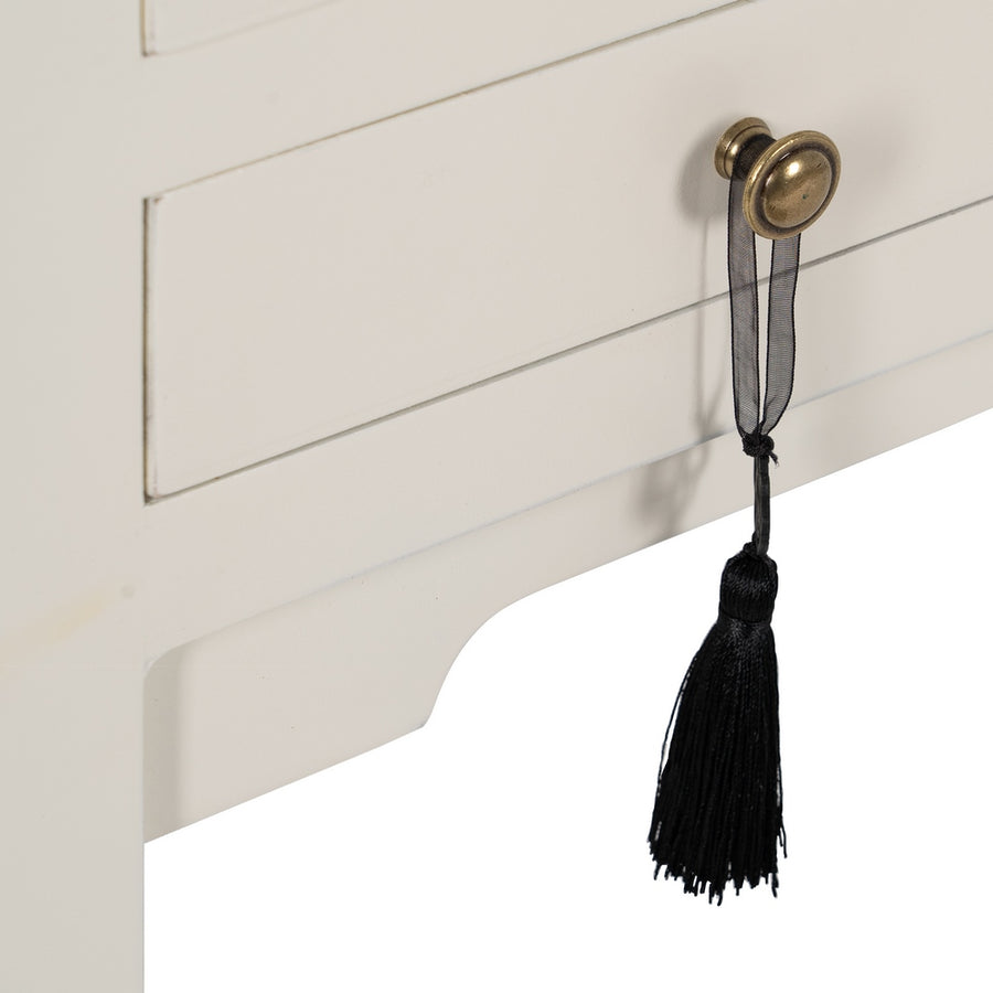 CONSOLA BLANCO MADERA 85 X 26 X 85 CM